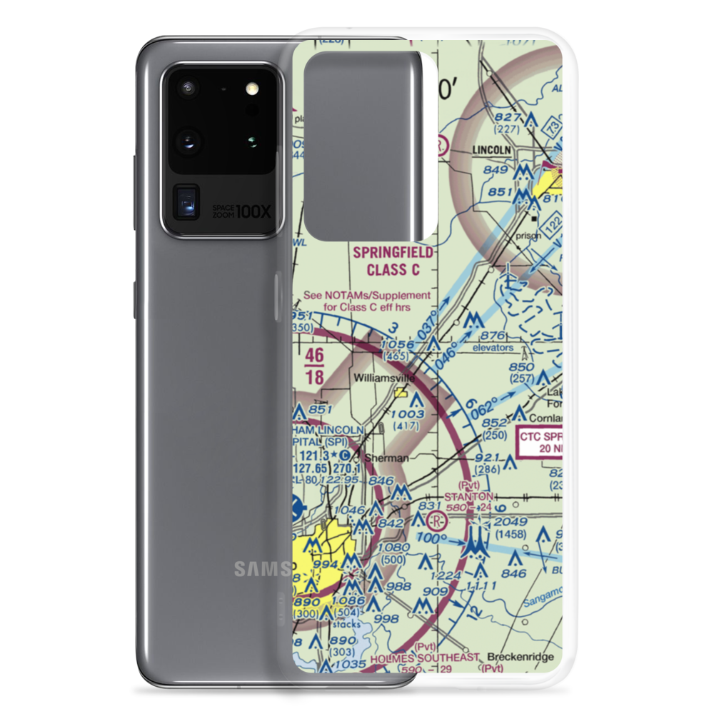 Bock Farms Airport (3LS7) VFR Sectional Samsung Case Samsung Galaxy S20 Ultra model shown