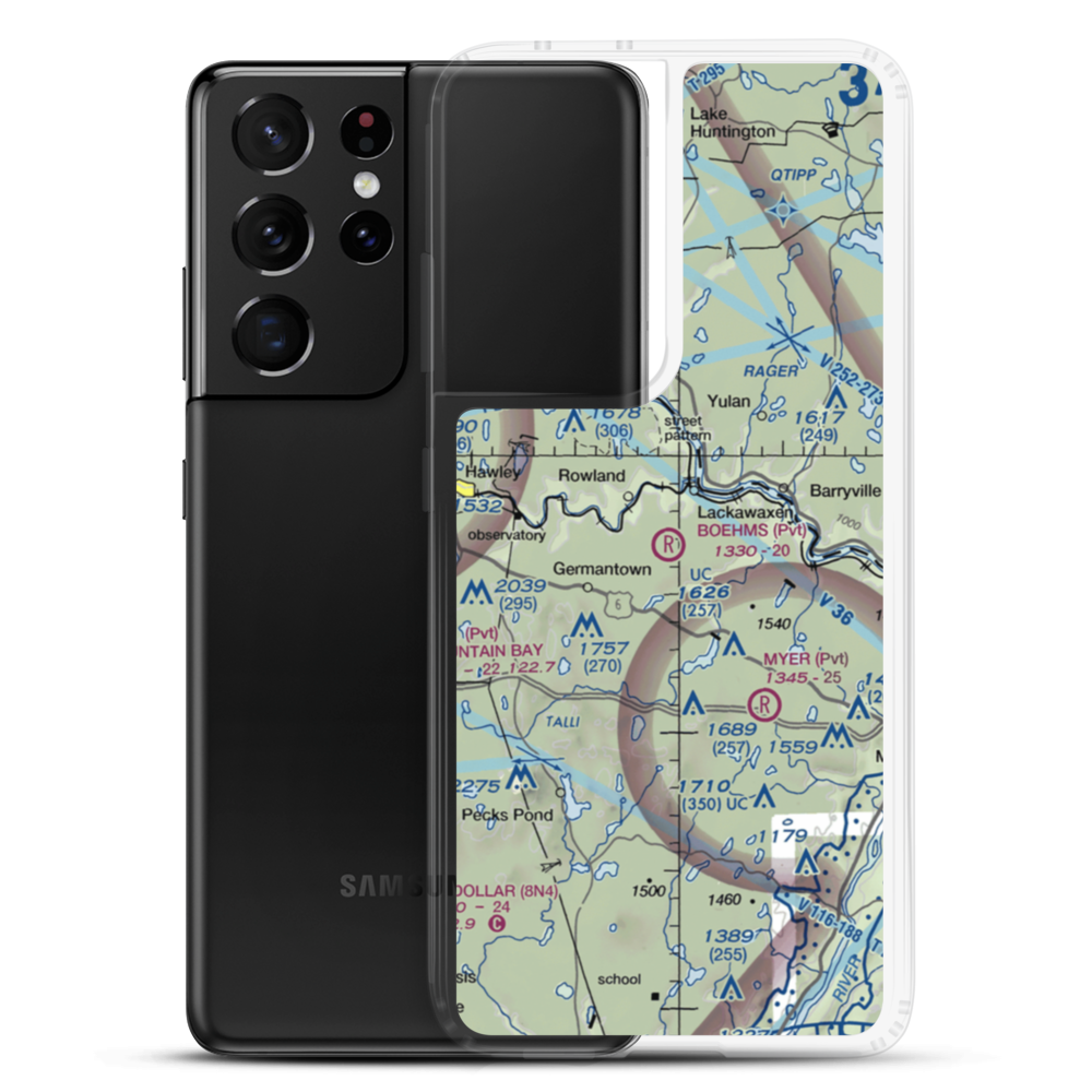 Boehm's Field (2PA1) VFR Sectional Samsung Case Samsung Galaxy S21 Ultra model shown