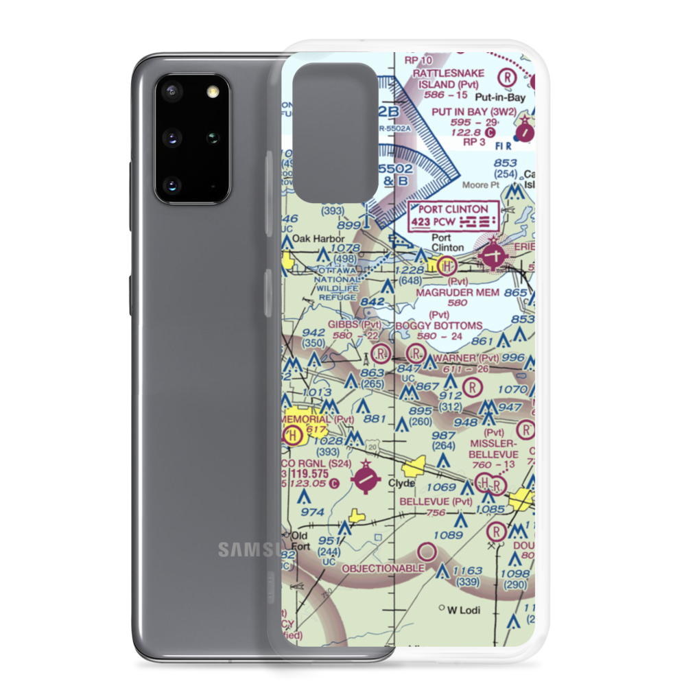 Boggy Bottoms Airport (18OI) VFR Sectional Samsung Case Samsung Galaxy S20 Plus model shown