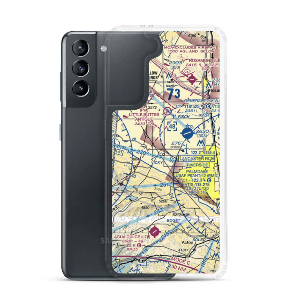 Bohunk's Airpark (0CL6) VFR Sectional Samsung Case Samsung Galaxy S21 model shown