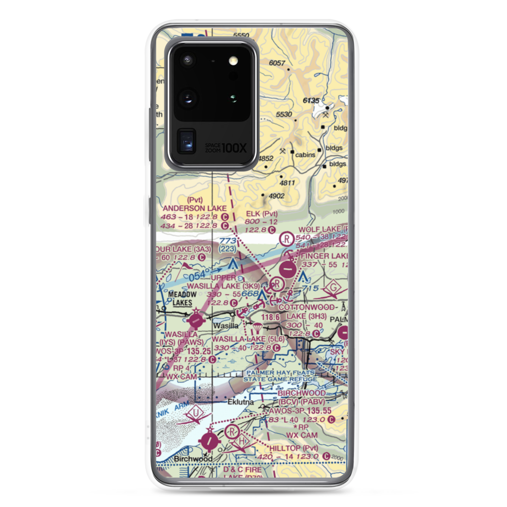 Boisselle's Strip (3AK8) VFR Sectional Samsung Case Samsung Galaxy S20 Ultra model shown