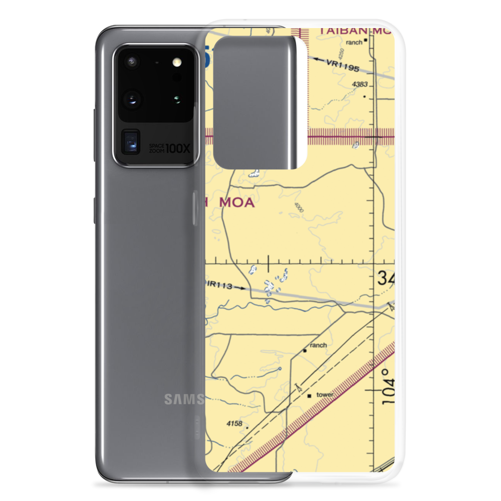 Bojax Ranch Airport (NM44) VFR Sectional Samsung Case Samsung Galaxy S20 Ultra model shown