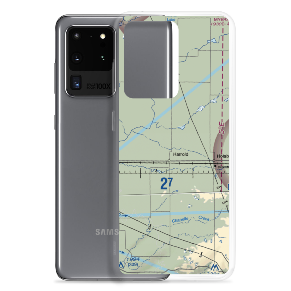 Bollweg Farm Airport (2SD3) VFR Sectional Samsung Case Samsung Galaxy S20 Ultra model shown