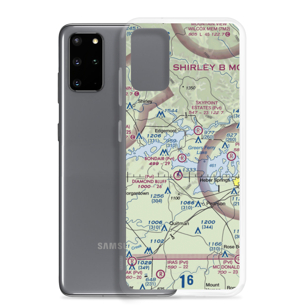 Bondair Airport (06AR) VFR Sectional Samsung Case Samsung Galaxy S20 Plus model shown