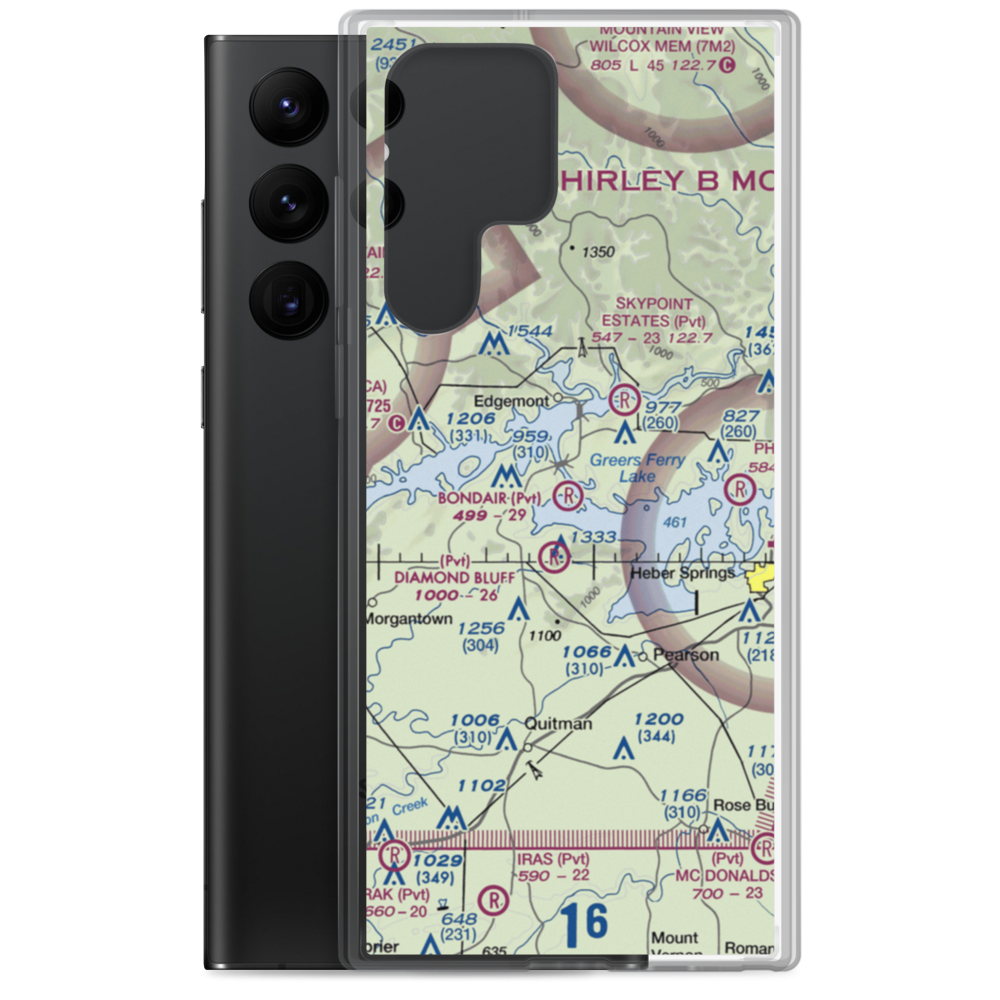 Bondair Airport (06AR) VFR Sectional Samsung Case Samsung Galaxy S22 Ultra model shown