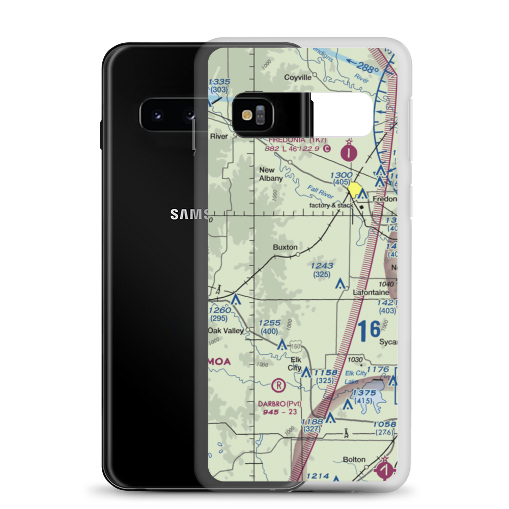 Bonner Field (SN53) VFR Sectional Samsung Case Samsung Galaxy S10 model shown