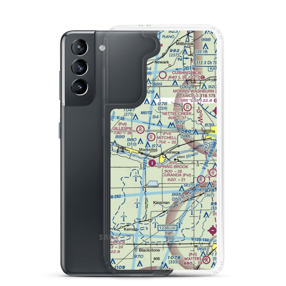 Boondox Field (1LL0) VFR Sectional Samsung Case Samsung Galaxy S21 model shown