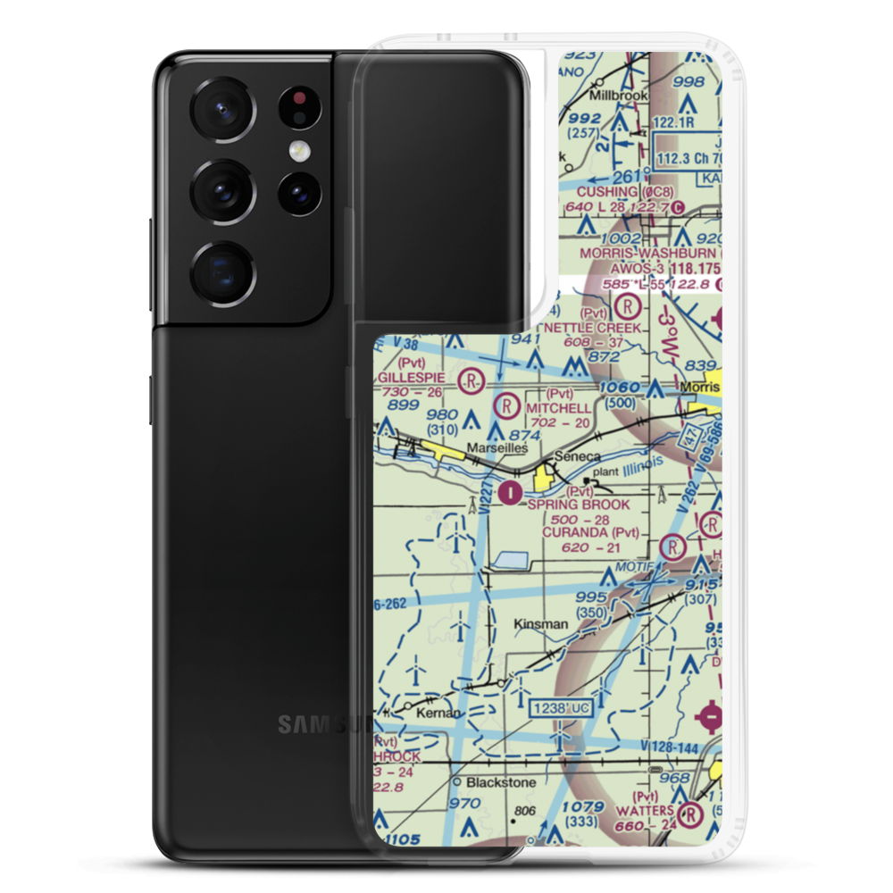 Boondox Field (1LL0) VFR Sectional Samsung Case Samsung Galaxy S21 Ultra model shown