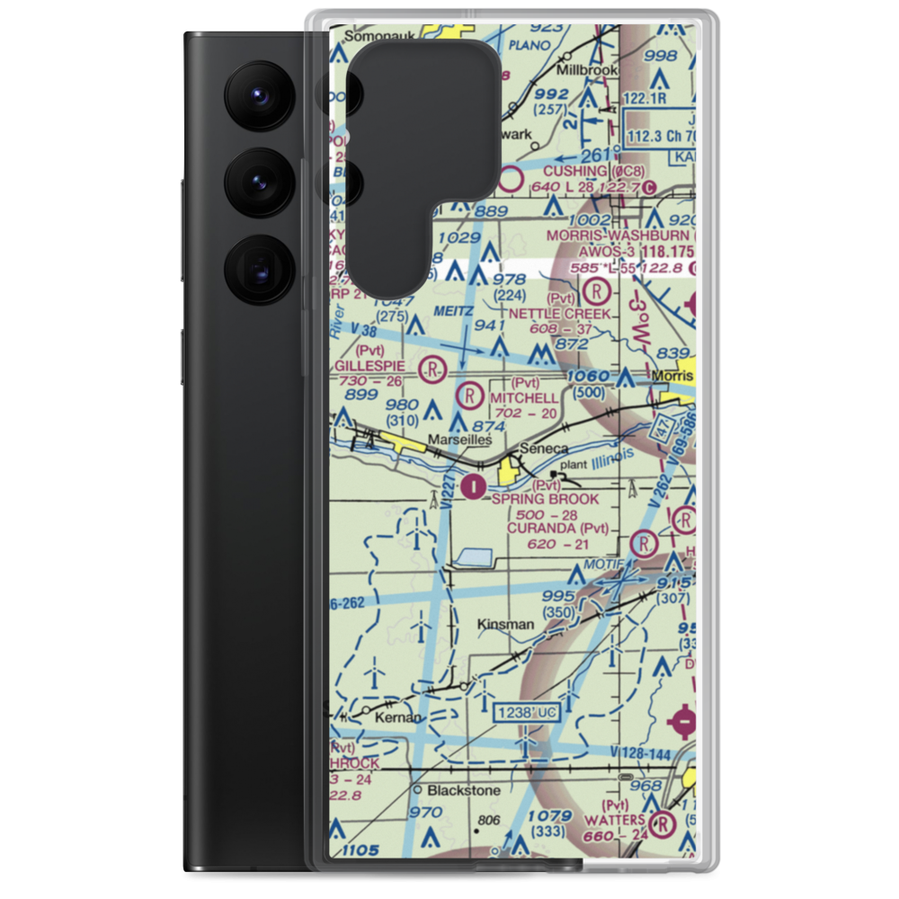Boondox Field (1LL0) VFR Sectional Samsung Case Samsung Galaxy S22 Ultra model shown