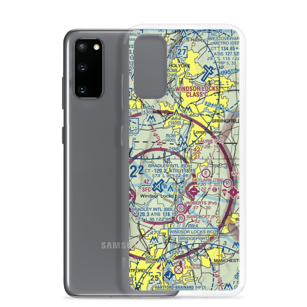 Bootlegger's Seaplane Base (CT87) VFR Sectional Samsung Case Samsung Galaxy S20 model shown