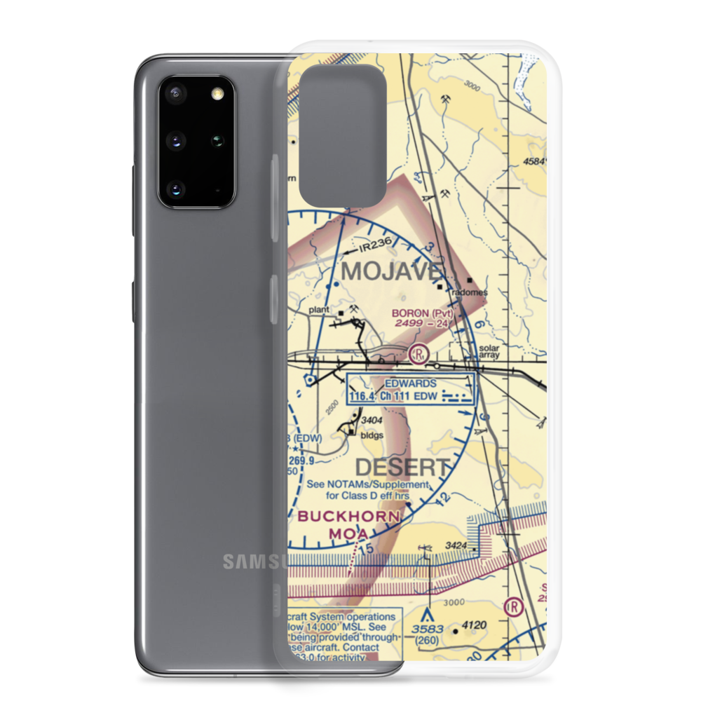 Boron Airstrip (57CL) VFR Sectional Samsung Case Samsung Galaxy S20 Plus model shown