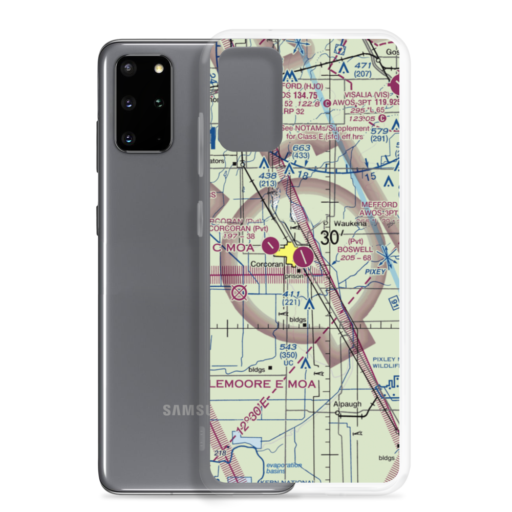 Boswell Airport (24CL) VFR Sectional Samsung Case Samsung Galaxy S20 Plus model shown