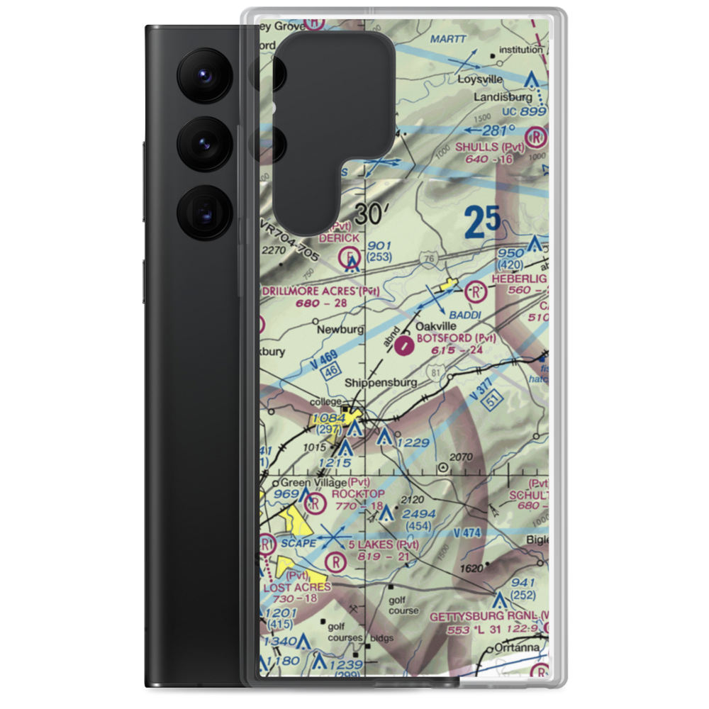 Botsford Aerodrome (6PA5) VFR Sectional Samsung Case Samsung Galaxy S22 Ultra model shown