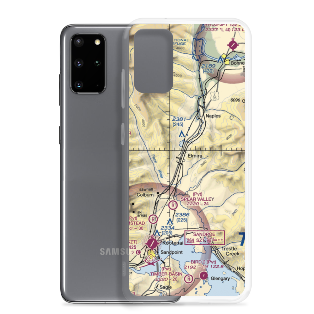 Bottle Bay Seaplane Base (ID54) VFR Sectional Samsung Case Samsung Galaxy S20 Plus model shown