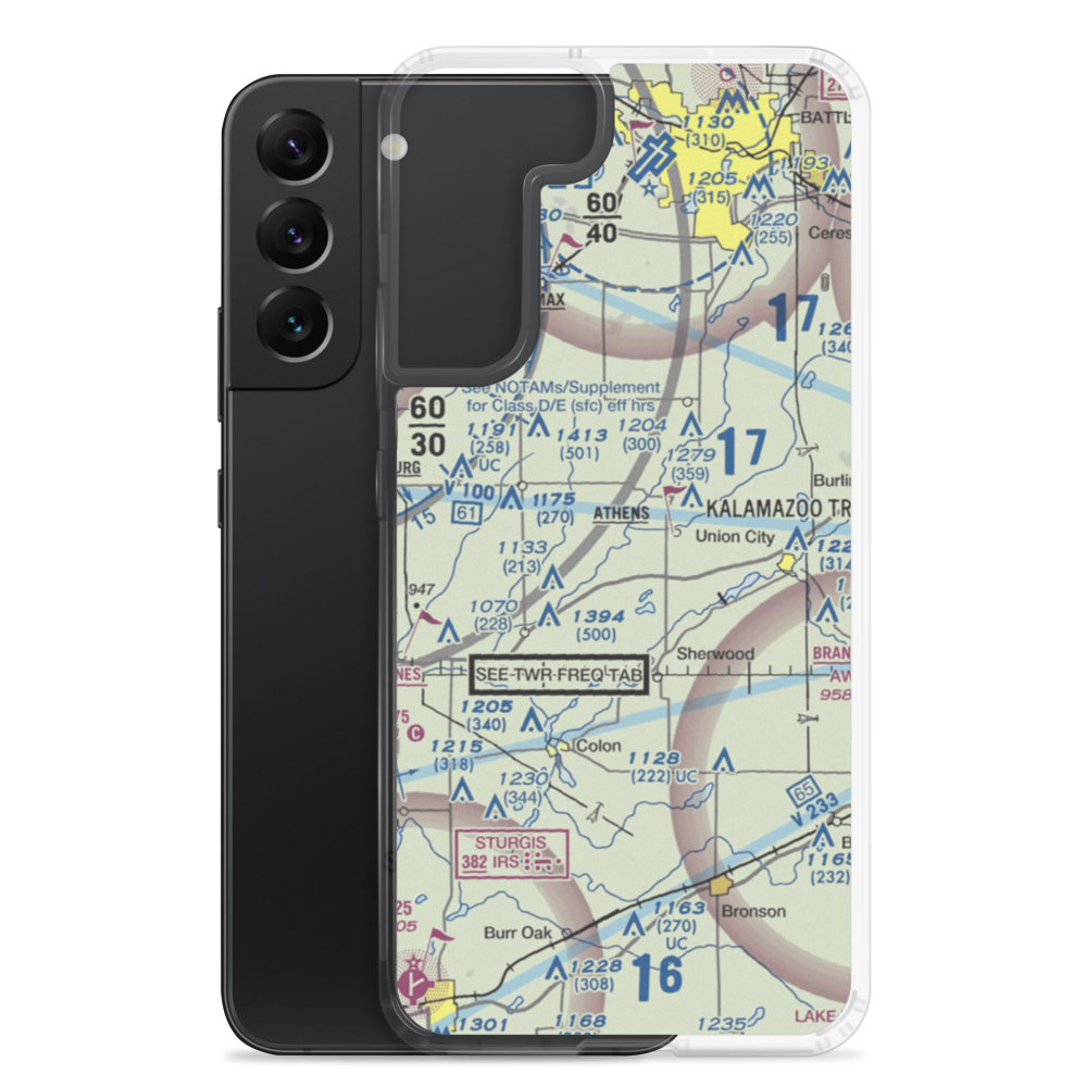 Boulder Canyon Airport (MI56) VFR Sectional Samsung Case Samsung Galaxy S22 Plus model shown