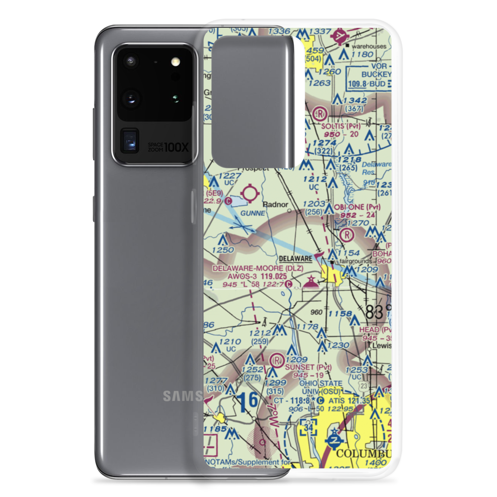 Bowman Field (63OI) VFR Sectional Samsung Case Samsung Galaxy S20 Ultra model shown