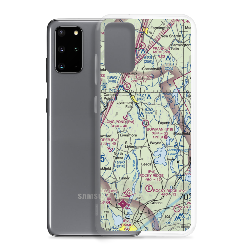 Bowman Field (B10) VFR Sectional Samsung Case Samsung Galaxy S20 Plus model shown