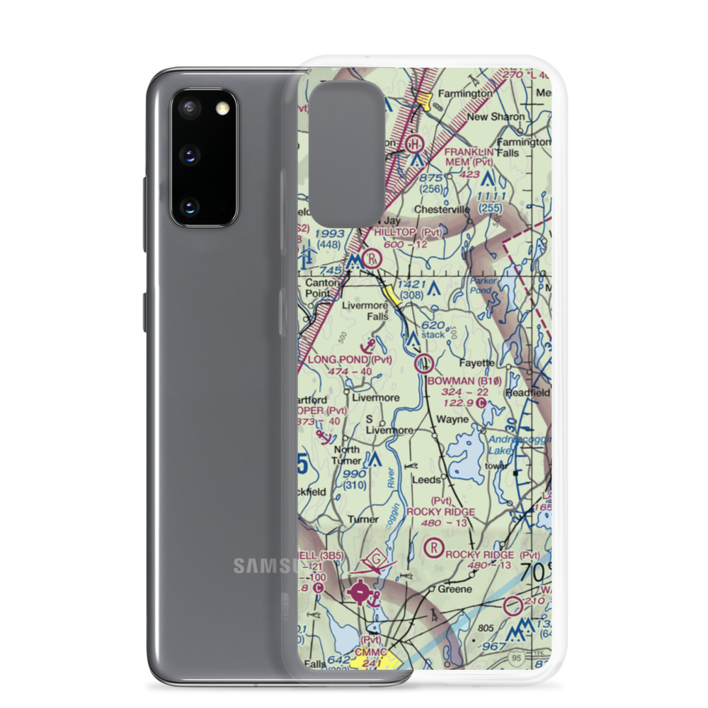 Bowman Field (B10) VFR Sectional Samsung Case Samsung Galaxy S20 model shown