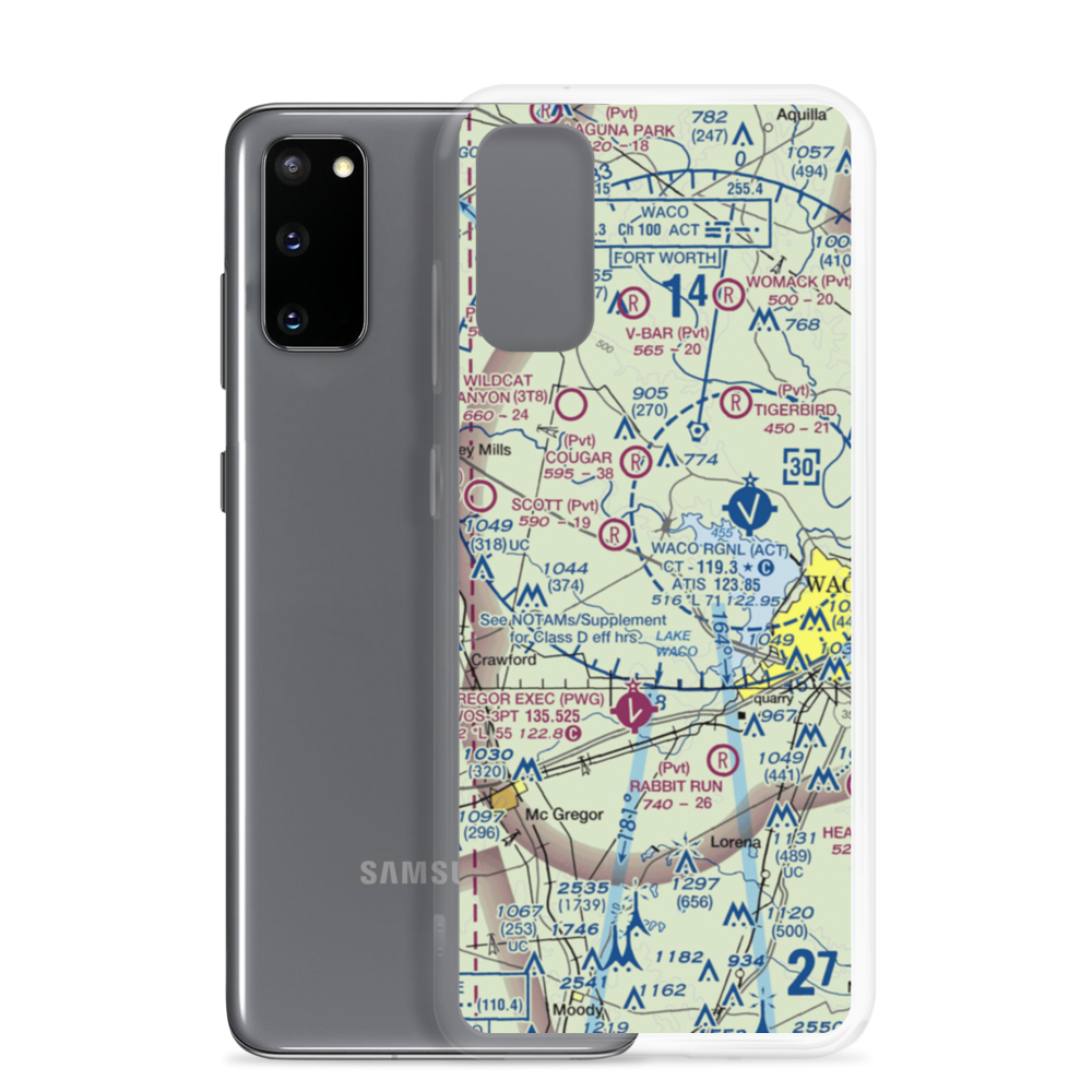 Boyd Field (54X) VFR Sectional Samsung Case Samsung Galaxy S20 model shown