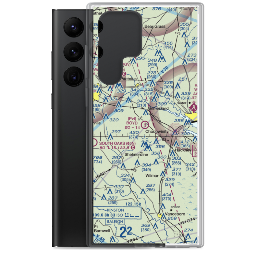 Boyd Field (NC49) VFR Sectional Samsung Case Samsung Galaxy S22 Ultra model shown