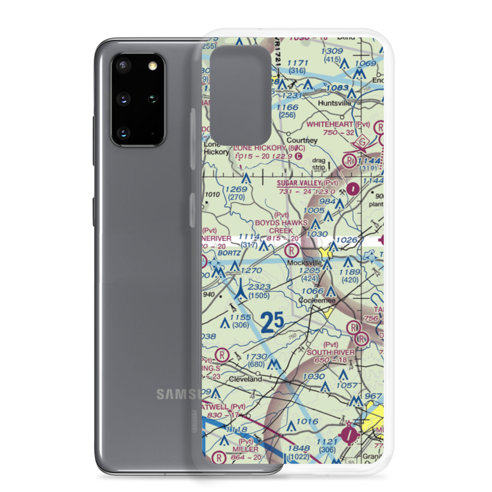 Boyd's Hawks Creek Airport (4NC0) VFR Sectional Samsung Case Samsung Galaxy S20 Plus model shown