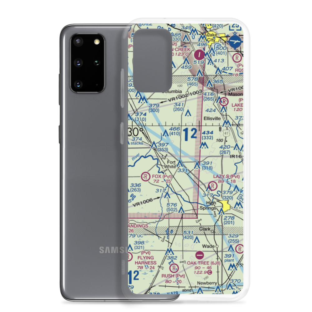 Bradley Airport (FD31) VFR Sectional Samsung Case Samsung Galaxy S20 Plus model shown