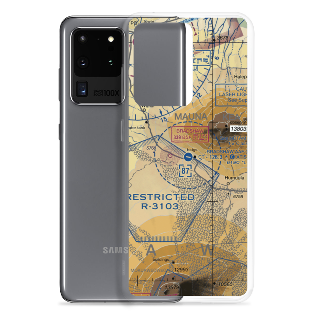 Bradshaw Army Airfield (BSF) VFR Sectional Samsung Case Samsung Galaxy S20 Ultra model shown