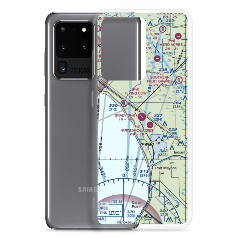 Brady Ranch Airport (80FD) VFR Sectional Samsung Case Samsung Galaxy S20 Ultra model shown