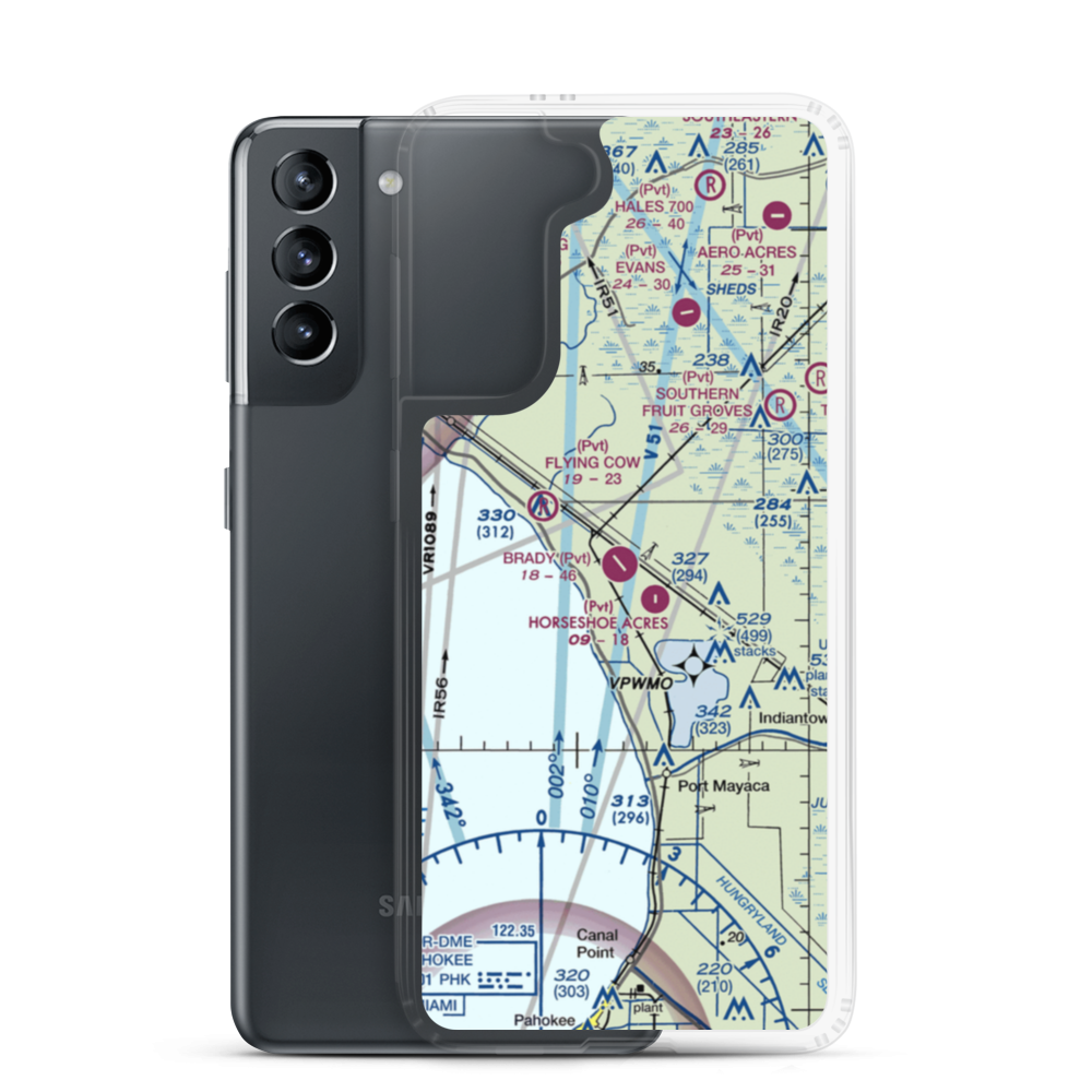 Brady Ranch Airport (80FD) VFR Sectional Samsung Case Samsung Galaxy S21 model shown