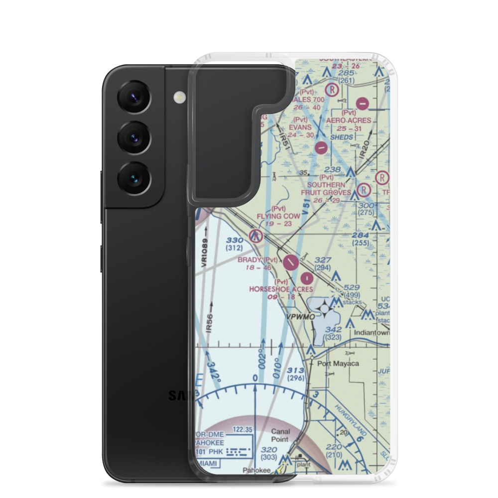 Brady Ranch Airport (80FD) VFR Sectional Samsung Case Samsung Galaxy S22 model shown