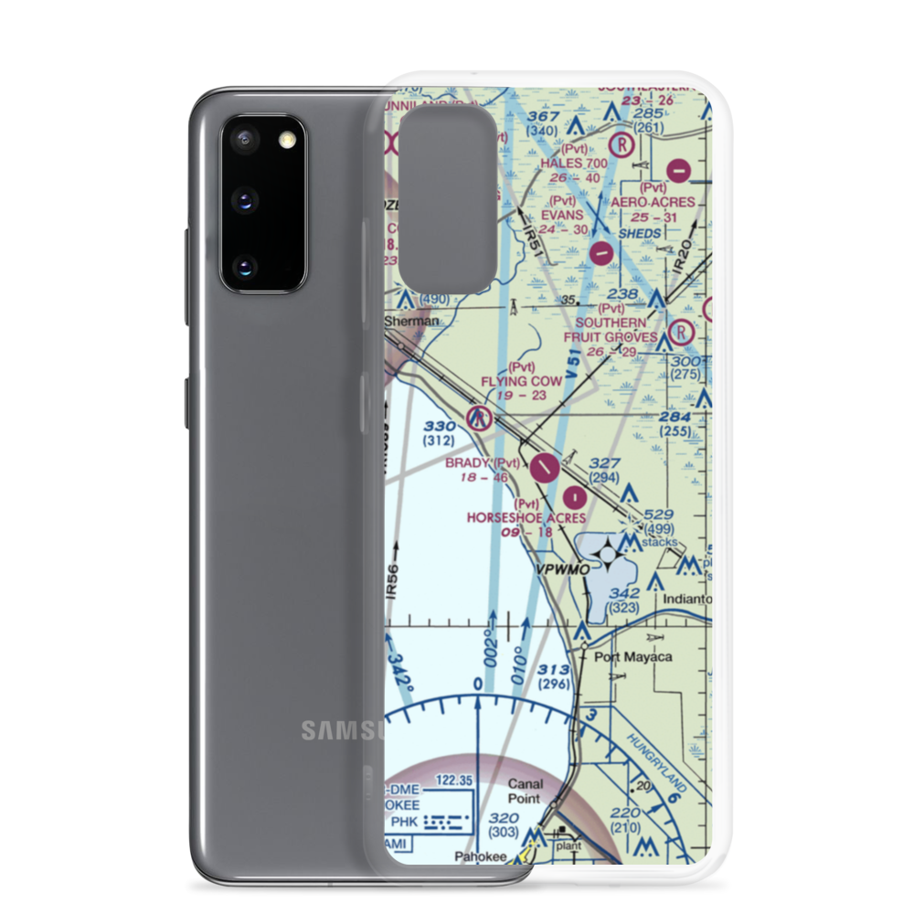 Brady Ranch Airport (80FD) VFR Sectional Samsung Case Samsung Galaxy S20 model shown