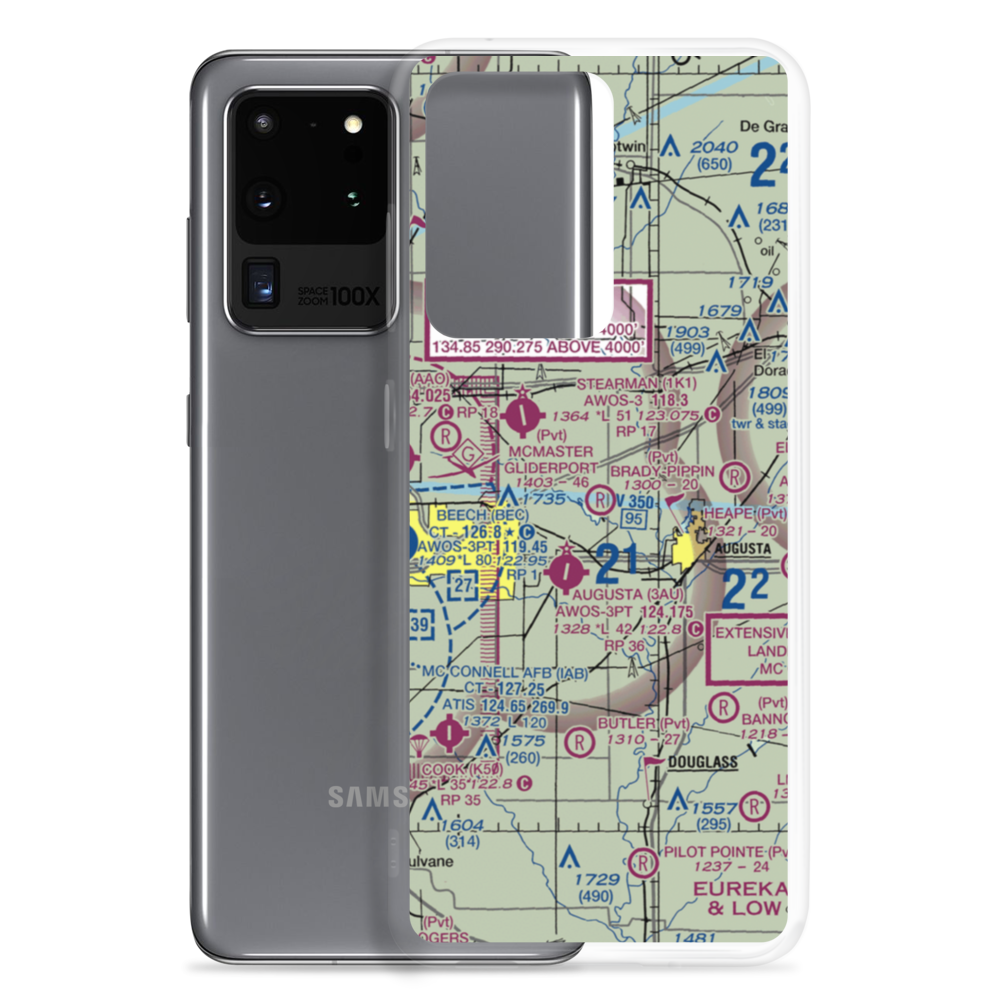 Brady-Pippin Airport (SN20) VFR Sectional Samsung Case Samsung Galaxy S20 Ultra model shown