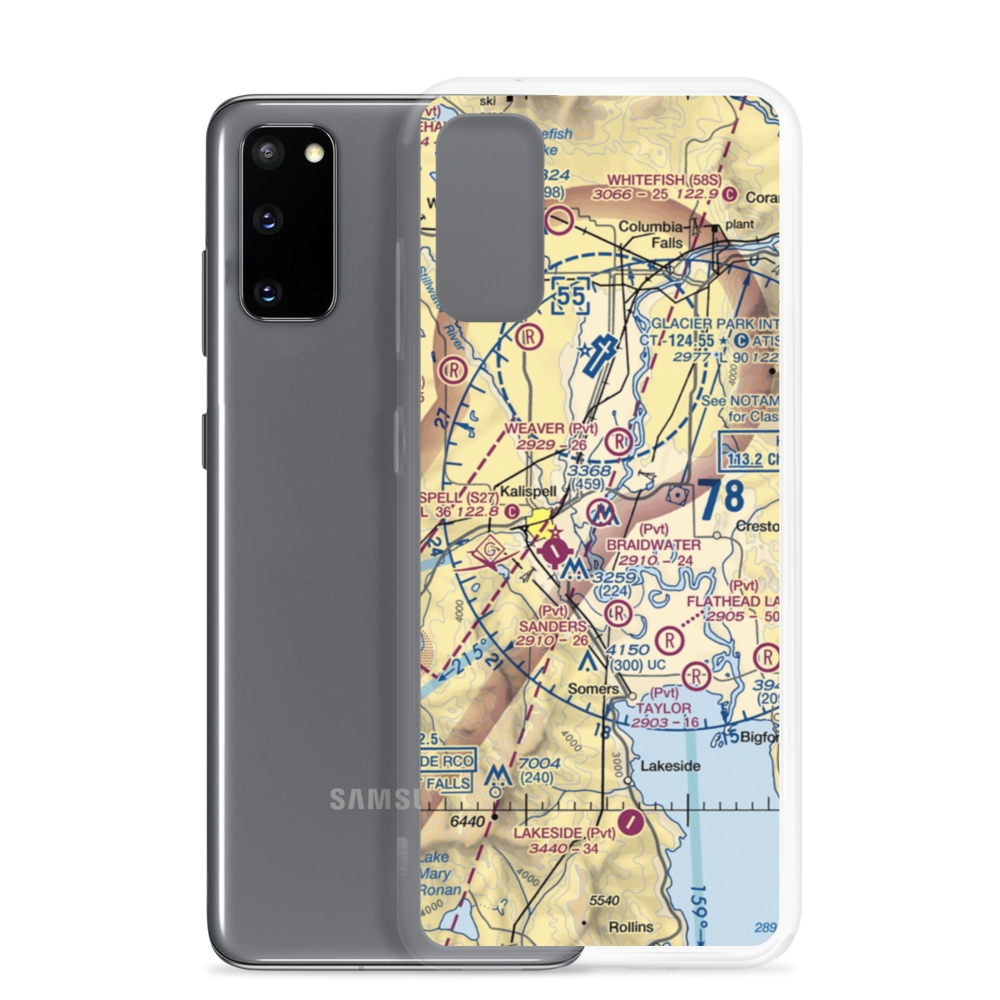Braidwater Farm Airport (2MT2) VFR Sectional Samsung Case Samsung Galaxy S20 model shown