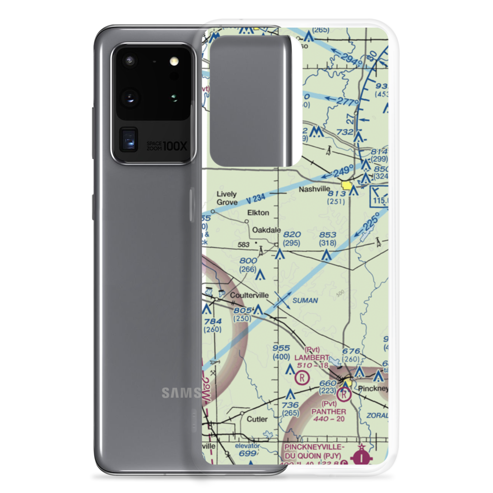 Brammeier Airport (7LL9) VFR Sectional Samsung Case Samsung Galaxy S20 Ultra model shown