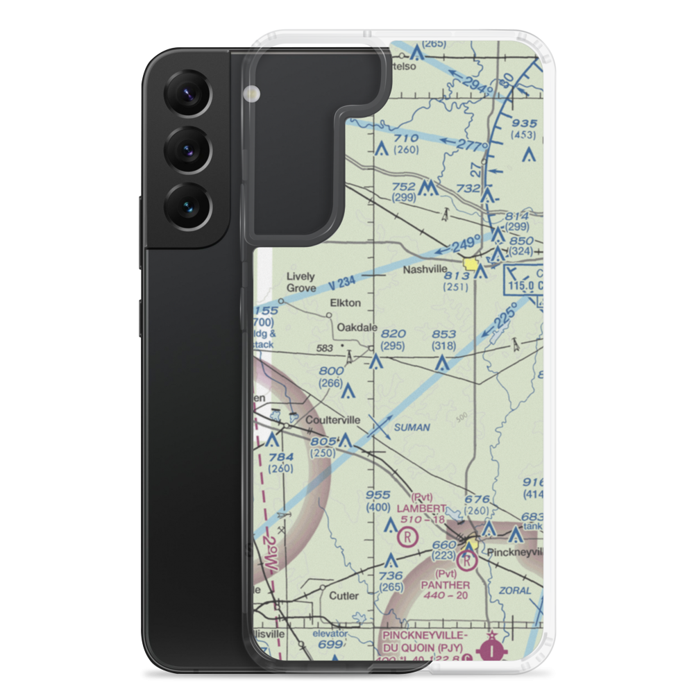 Brammeier Airport (7LL9) VFR Sectional Samsung Case Samsung Galaxy S22 Plus model shown