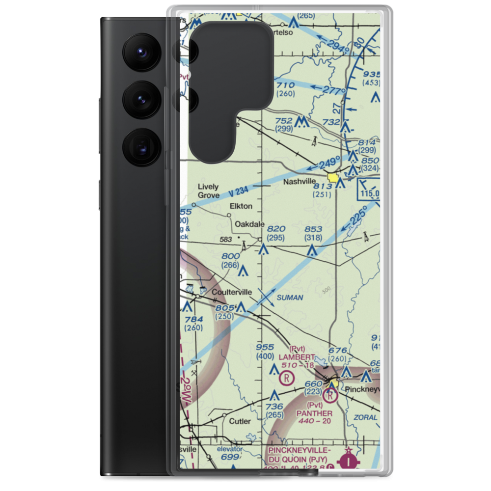 Brammeier Airport (7LL9) VFR Sectional Samsung Case Samsung Galaxy S22 Ultra model shown