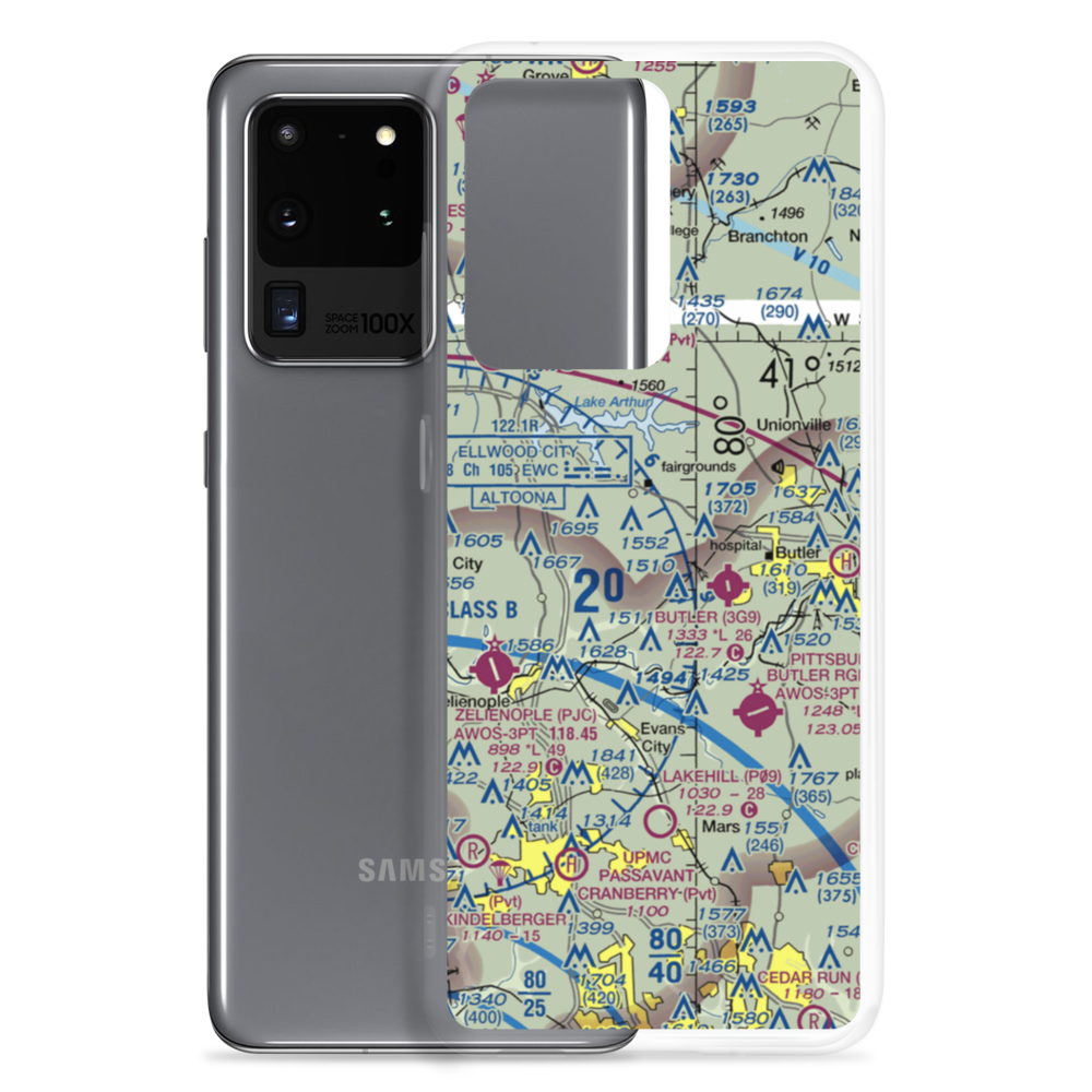 Brandon Airport (PN85) VFR Sectional Samsung Case Samsung Galaxy S20 Ultra model shown