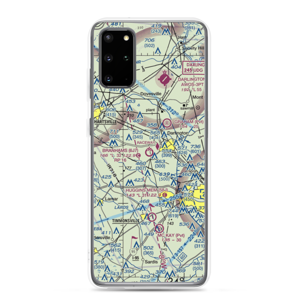 Branhams Airport (6J7) VFR Sectional Samsung Case Samsung Galaxy S20 Plus model shown