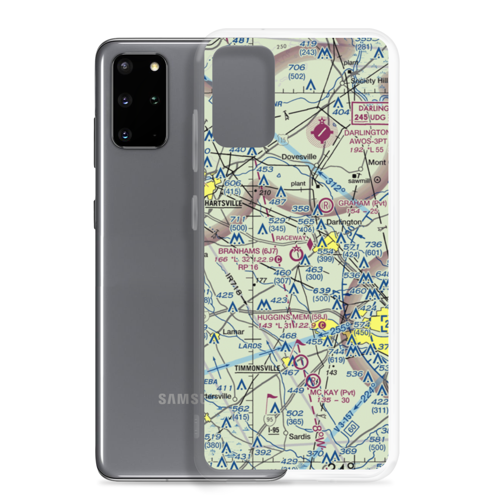 Branhams Airport (6J7) VFR Sectional Samsung Case Samsung Galaxy S20 Plus model shown