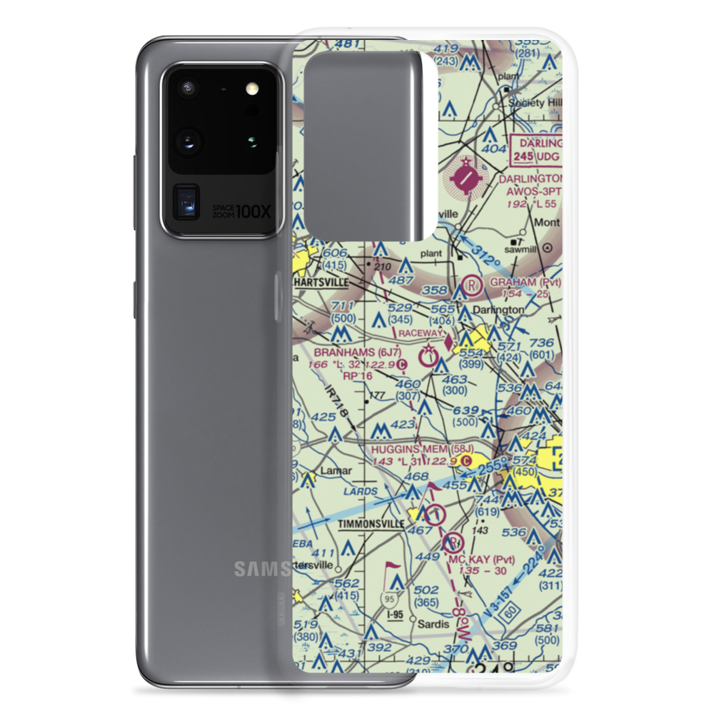 Branhams Airport (6J7) VFR Sectional Samsung Case Samsung Galaxy S20 Ultra model shown