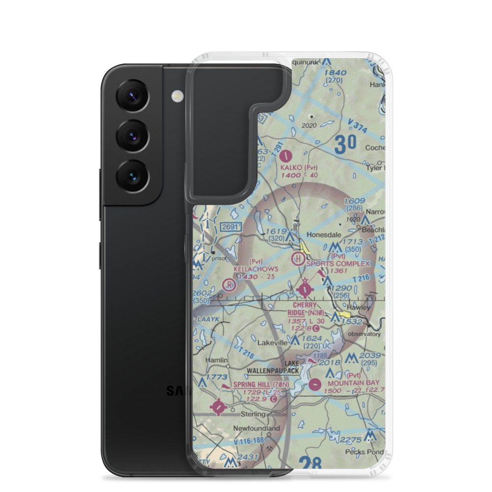 Branning Field (PN33) VFR Sectional Samsung Case Samsung Galaxy S22 model shown