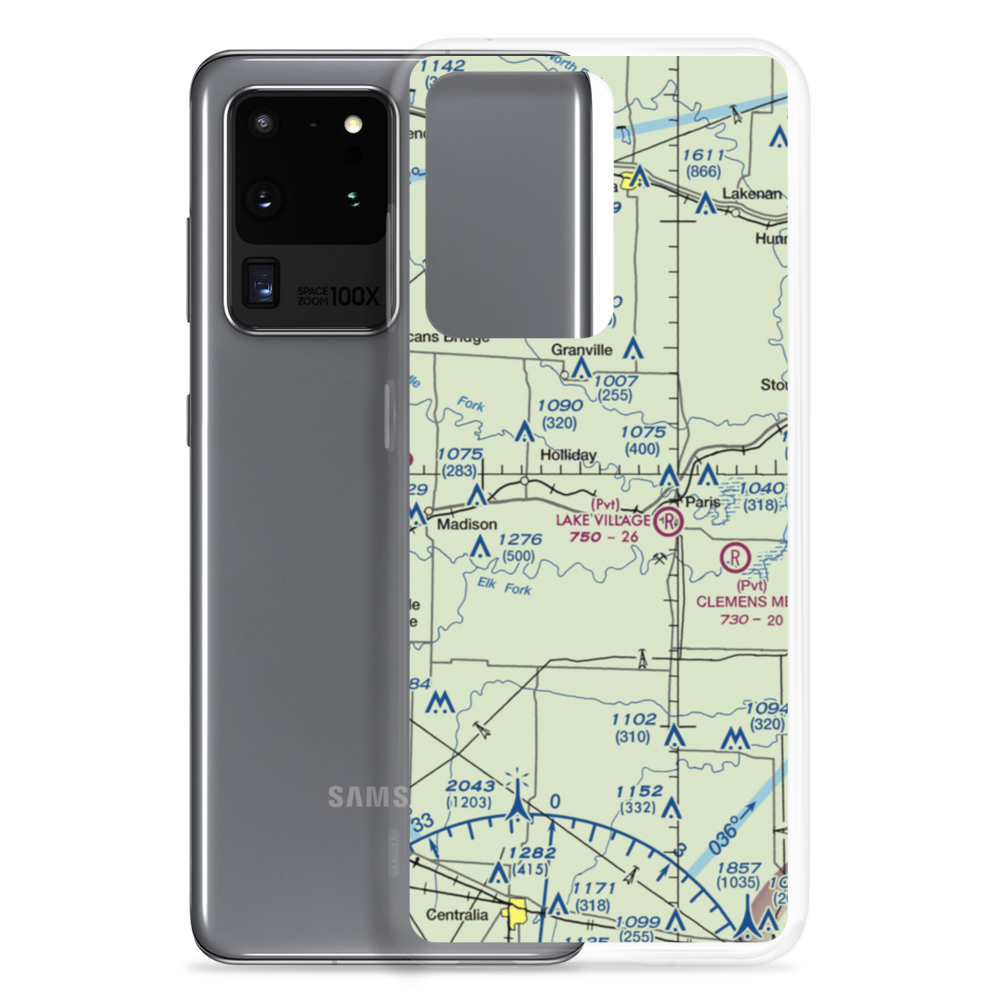 Brazeale Farm Airport (6MO8) VFR Sectional Samsung Case Samsung Galaxy S20 Ultra model shown