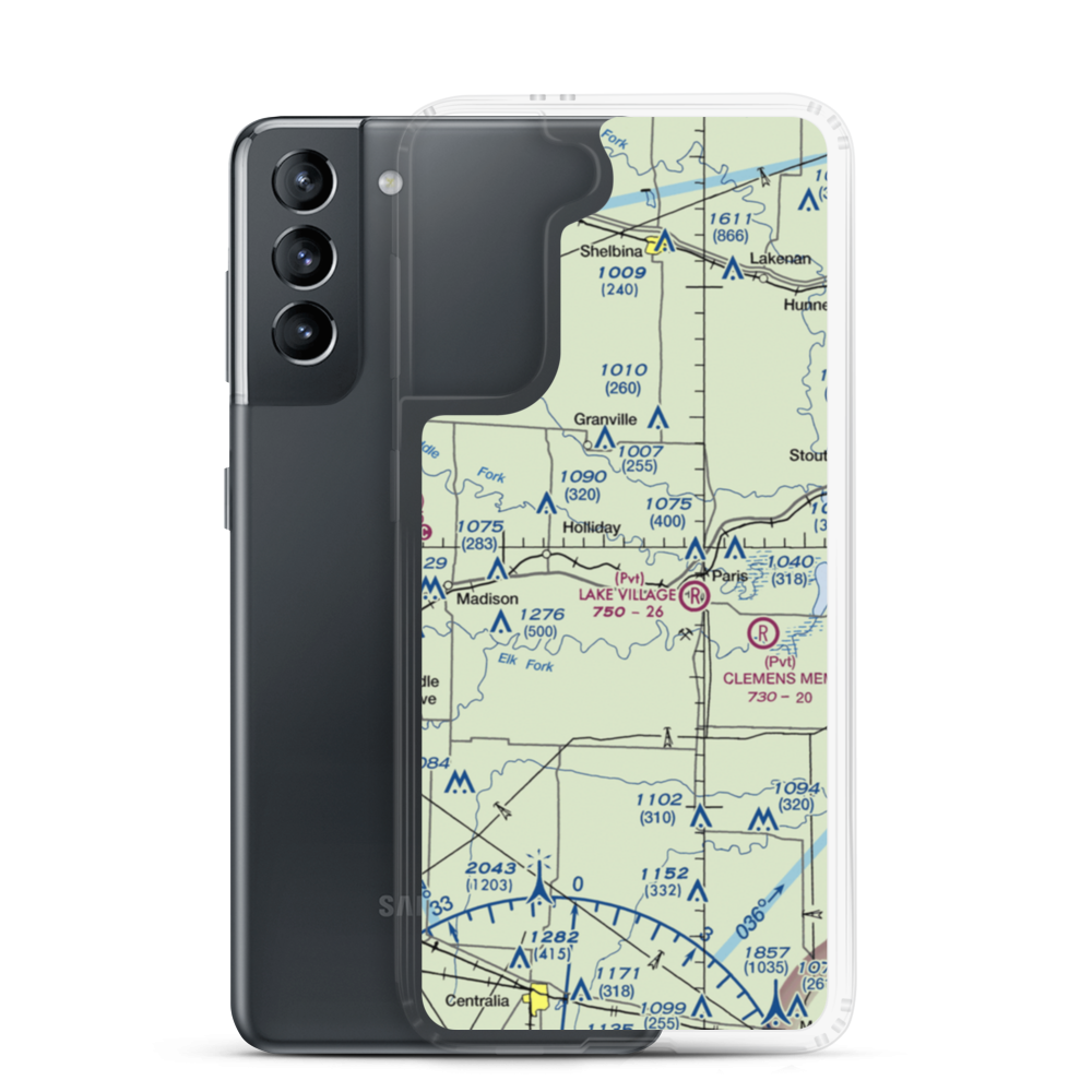 Brazeale Farm Airport (6MO8) VFR Sectional Samsung Case Samsung Galaxy S21 model shown