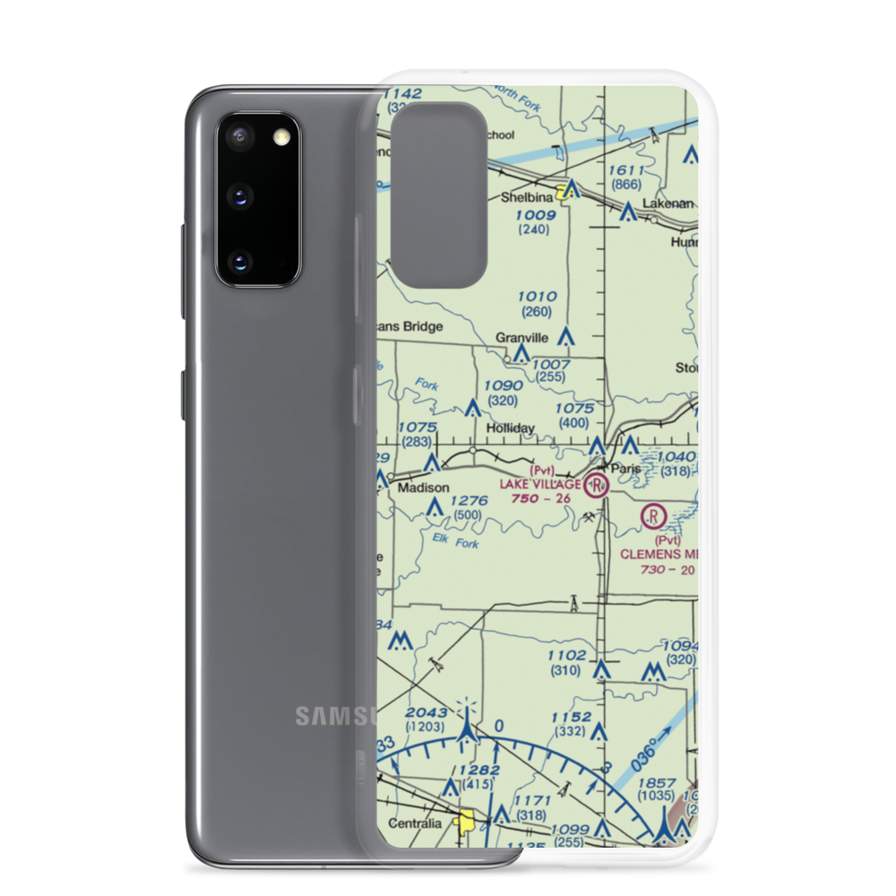Brazeale Farm Airport (6MO8) VFR Sectional Samsung Case Samsung Galaxy S20 model shown