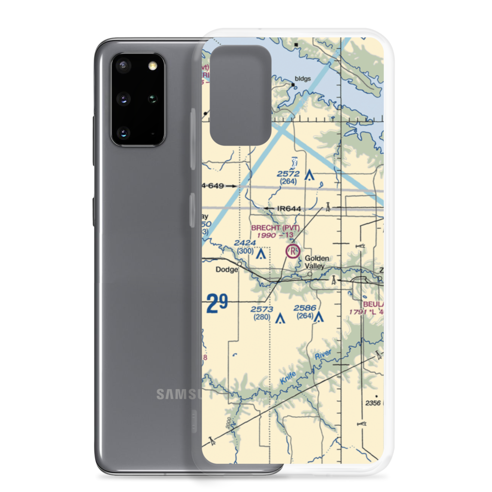 Brecht Strip (08ND) VFR Sectional Samsung Case Samsung Galaxy S20 Plus model shown