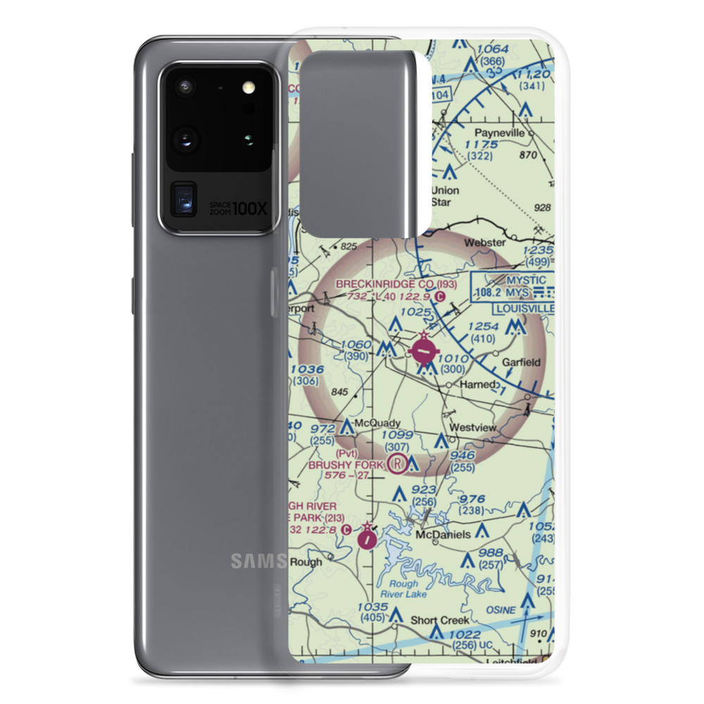 Breckinridge County Airport (I93) VFR Sectional Samsung Case Samsung Galaxy S20 Ultra model shown