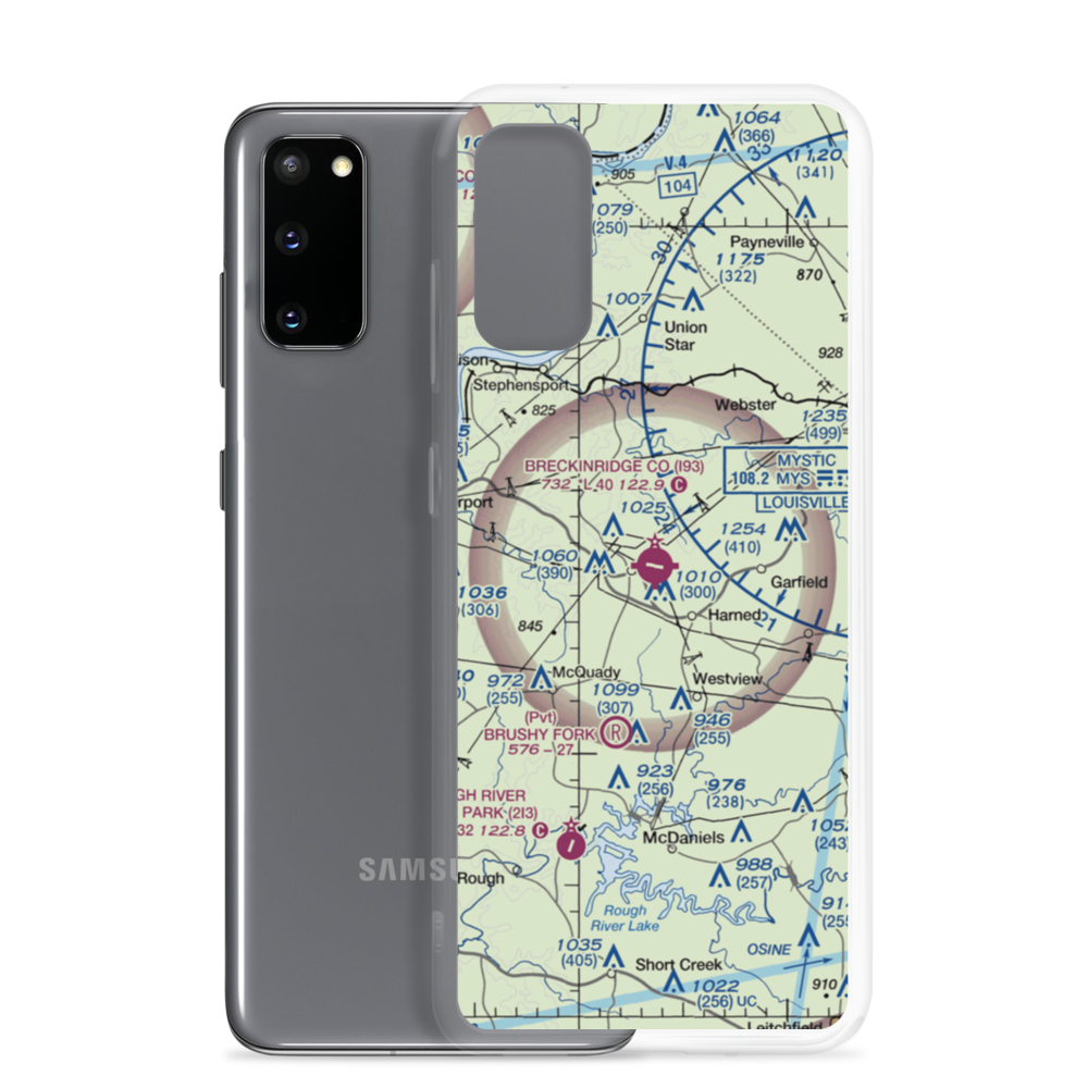Breckinridge County Airport (I93) VFR Sectional Samsung Case Samsung Galaxy S20 model shown