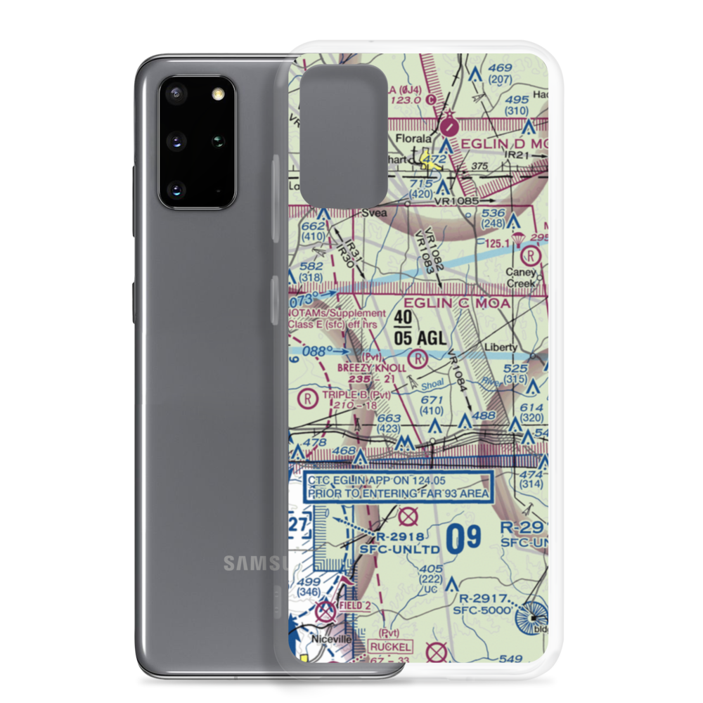 Breezy Knoll Airport (0FD5) VFR Sectional Samsung Case Samsung Galaxy S20 Plus model shown