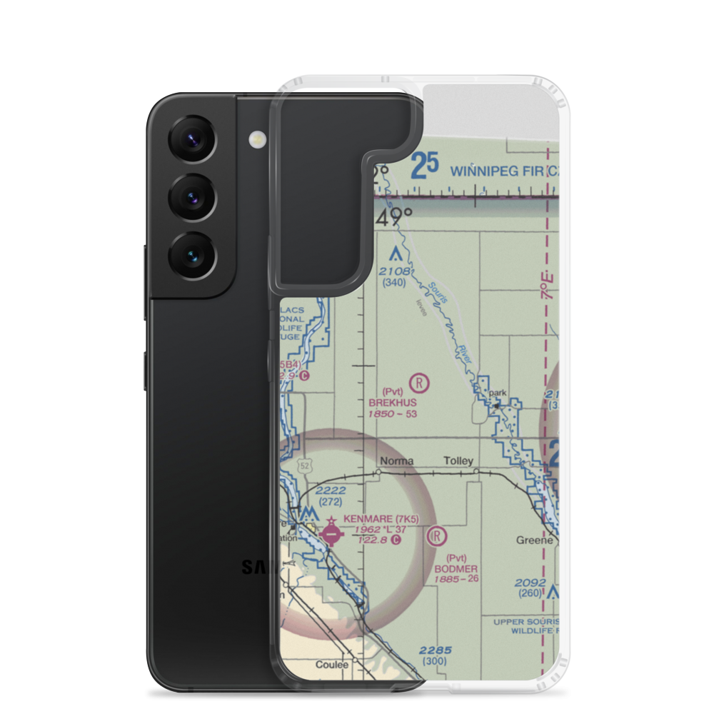 Brekhus Field (2ND9) VFR Sectional Samsung Case Samsung Galaxy S22 model shown