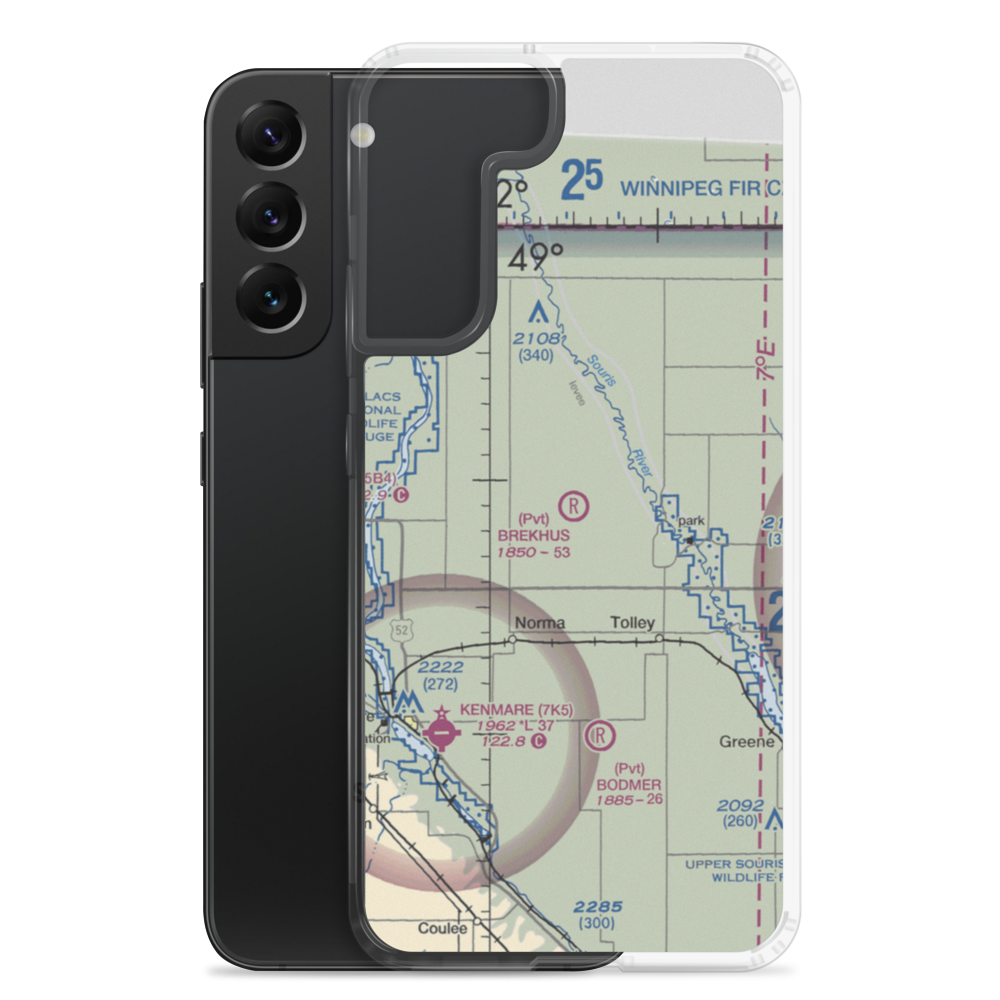Brekhus Field (2ND9) VFR Sectional Samsung Case Samsung Galaxy S22 Plus model shown